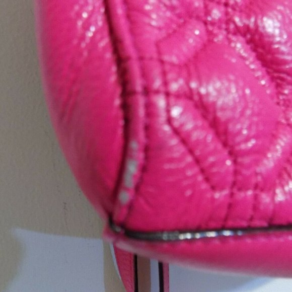 KATE SPADE Dark Pink Cow Leather Purse with Quilt - Picture 4 of 7